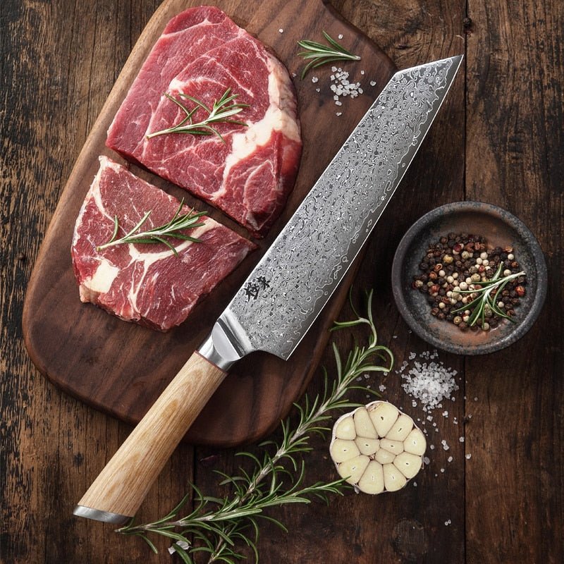 Kasami (かすみ) Japanese Damascus Steel Kitchen Knives Set
